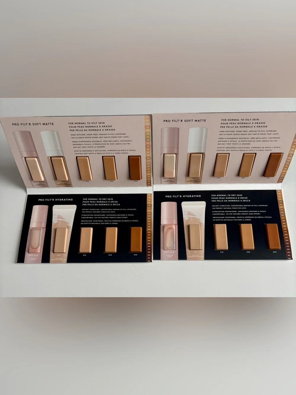 NEW Fenty Beauty Pro Filt'r 101 Soft Matte and Hydrating Foundation SamplesX2